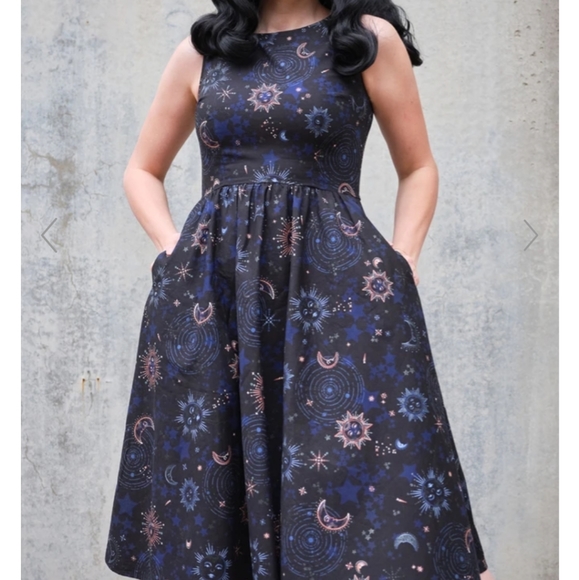 Modcloth Dresses & Skirts - Retrolicious Celestial Midi Dress